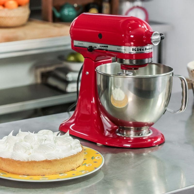 Batidora de repostería KitchenAid, 10 velocidades, rojo