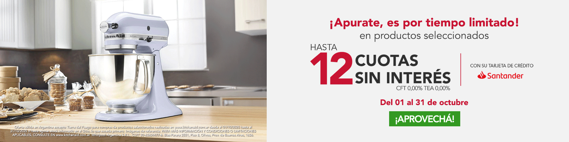 Hasta 12 cuotas sin interés