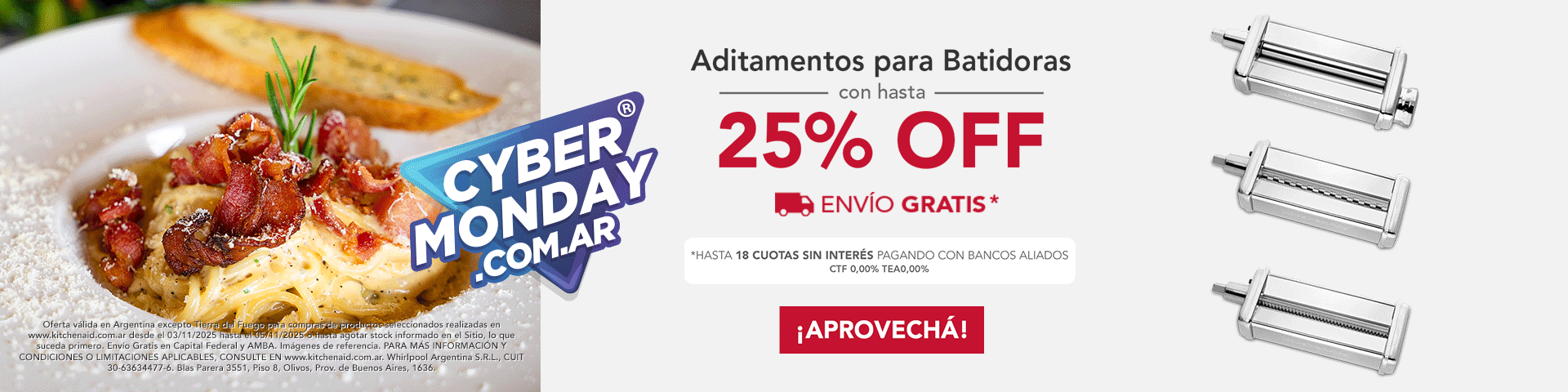 Cyber Monday Aditamentos