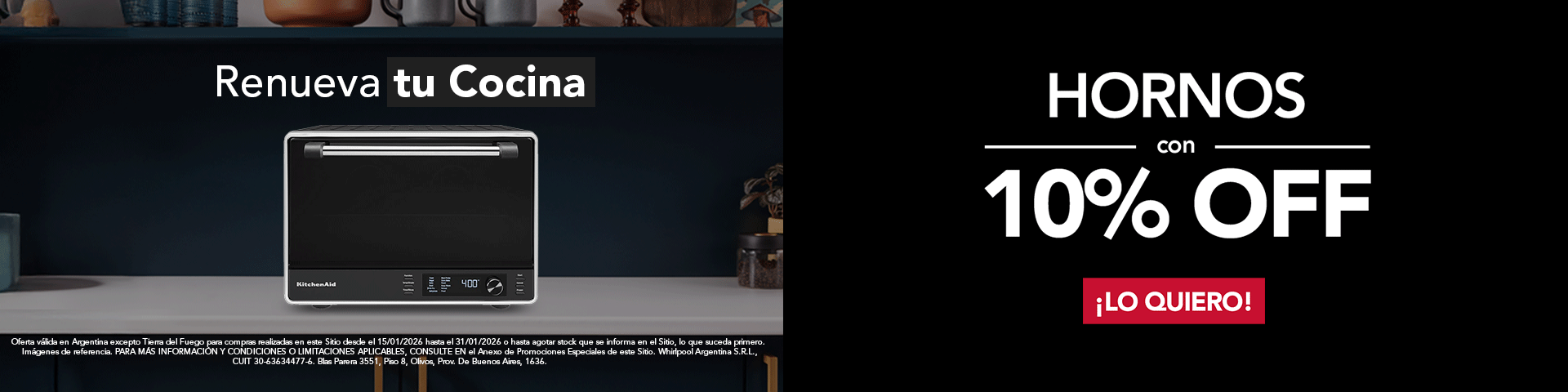 Hornos con 10% OFF