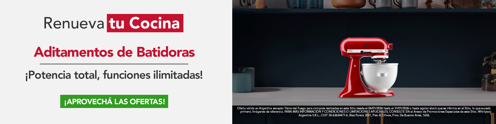 Aditamentos de Batidoras