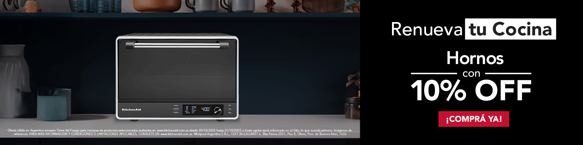 Hornos 10% OFF