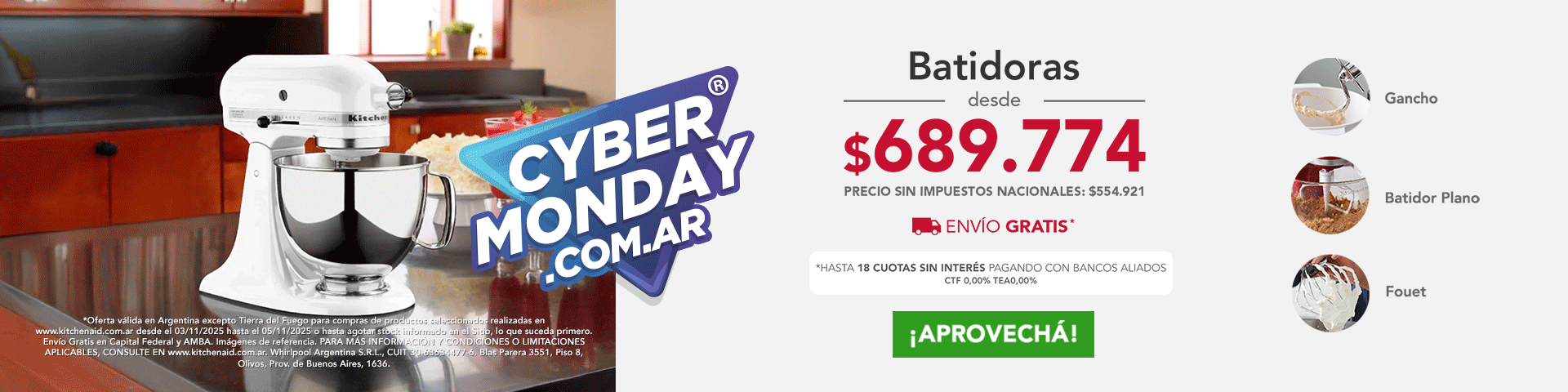 Cyber Monday Batidoras