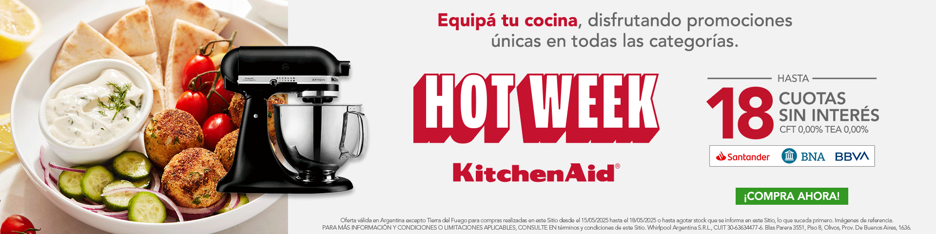 HOT WEEK - Hasta 18 cuotaas